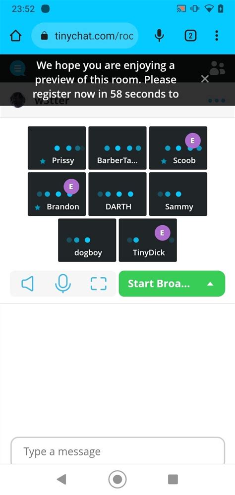 Tinychat Online .